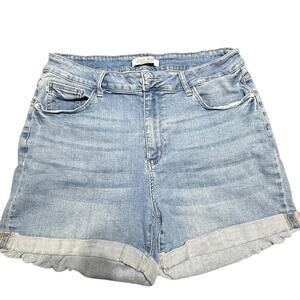 Judy Blue women's 2xl denim shorts 33 waist 12 rise